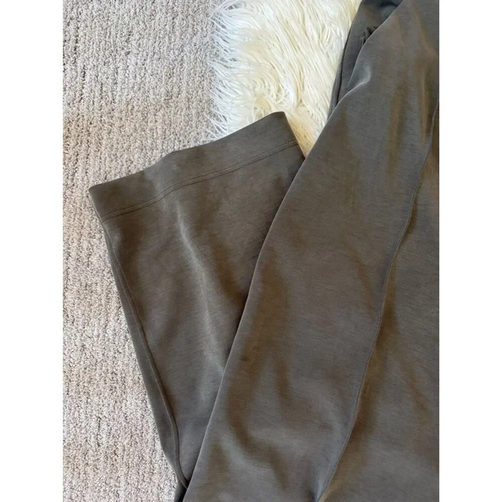 Lululemon Softstreme Pintuck High-Rise Wide-Leg Pant Olive Brown